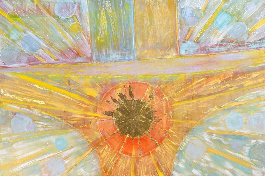 image of The Cross abstract painting